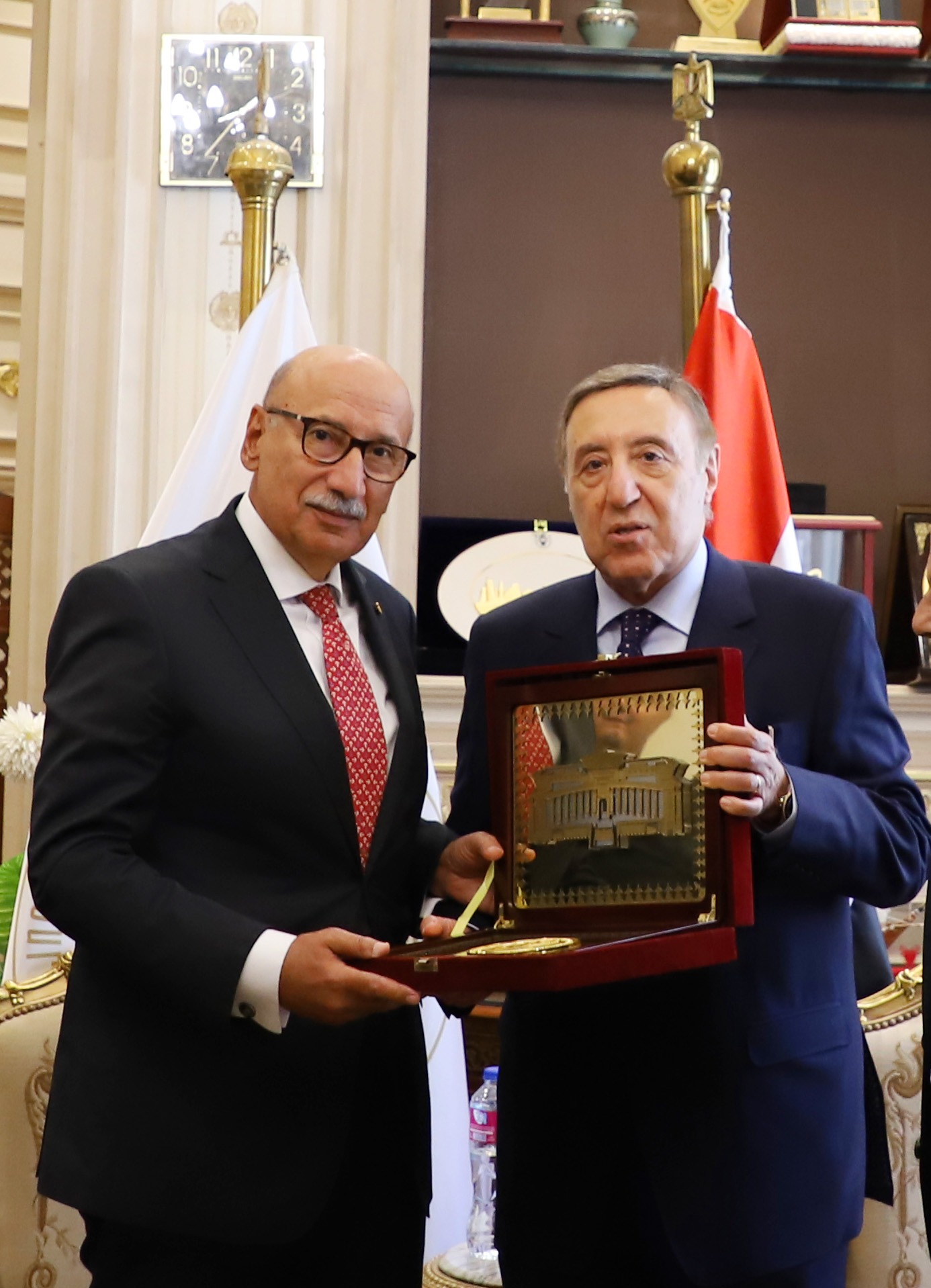 رئيس محكمة النقض يستقبل المستشار بولس فهمى رئيس المحكمة الدستورية العليا