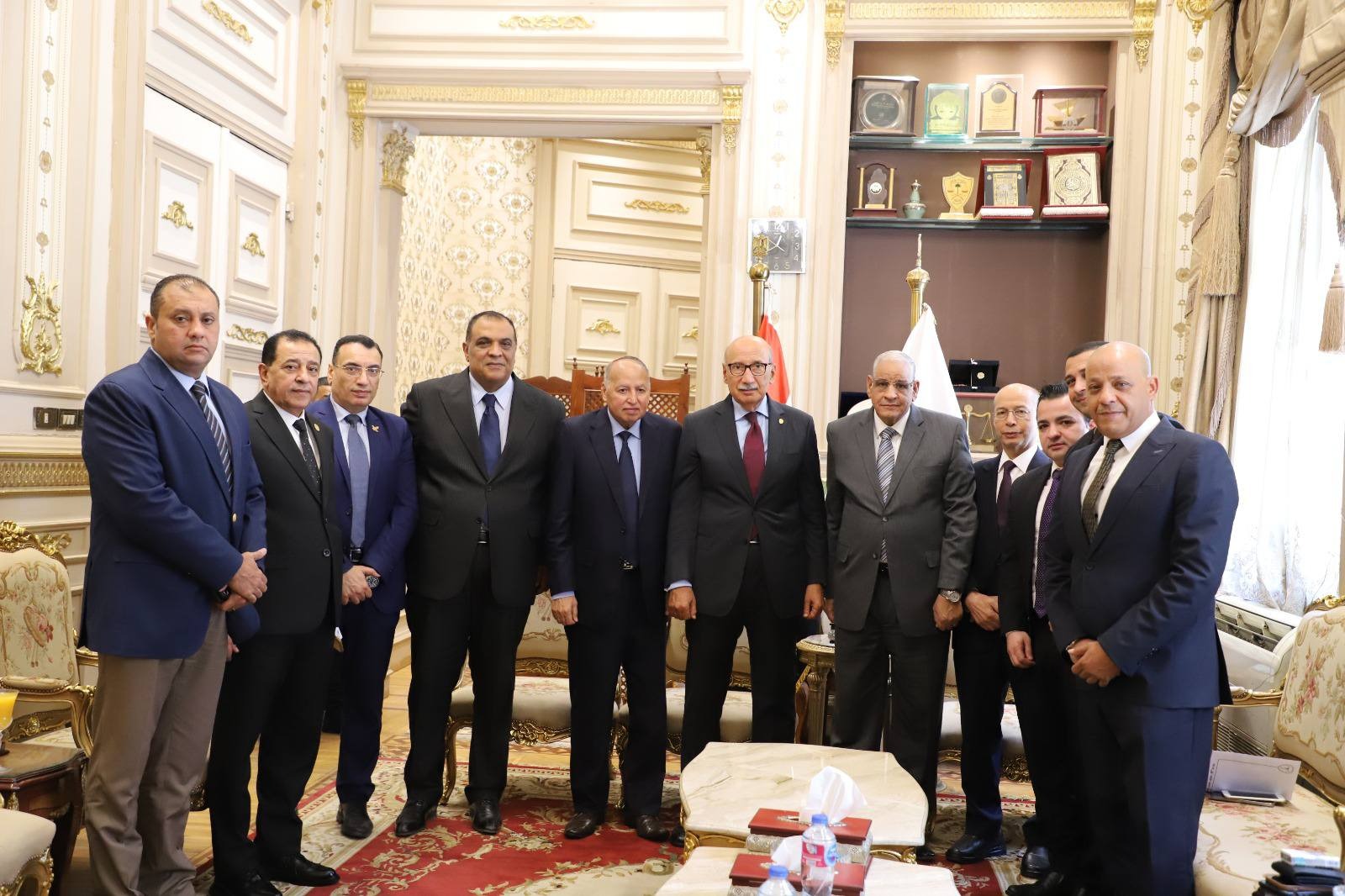 رئيس محكمة النقض يستقبل المستشار عرفة دريع رئيس نادى قضاة جنوب سيناء