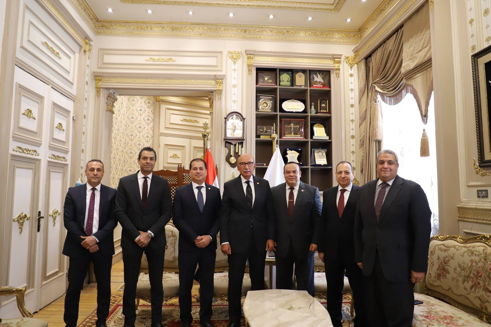 رئيس محكمة النقض يستقبل المستشار حازم بدوى رئيس الهيئة الوطنية للانتخابات