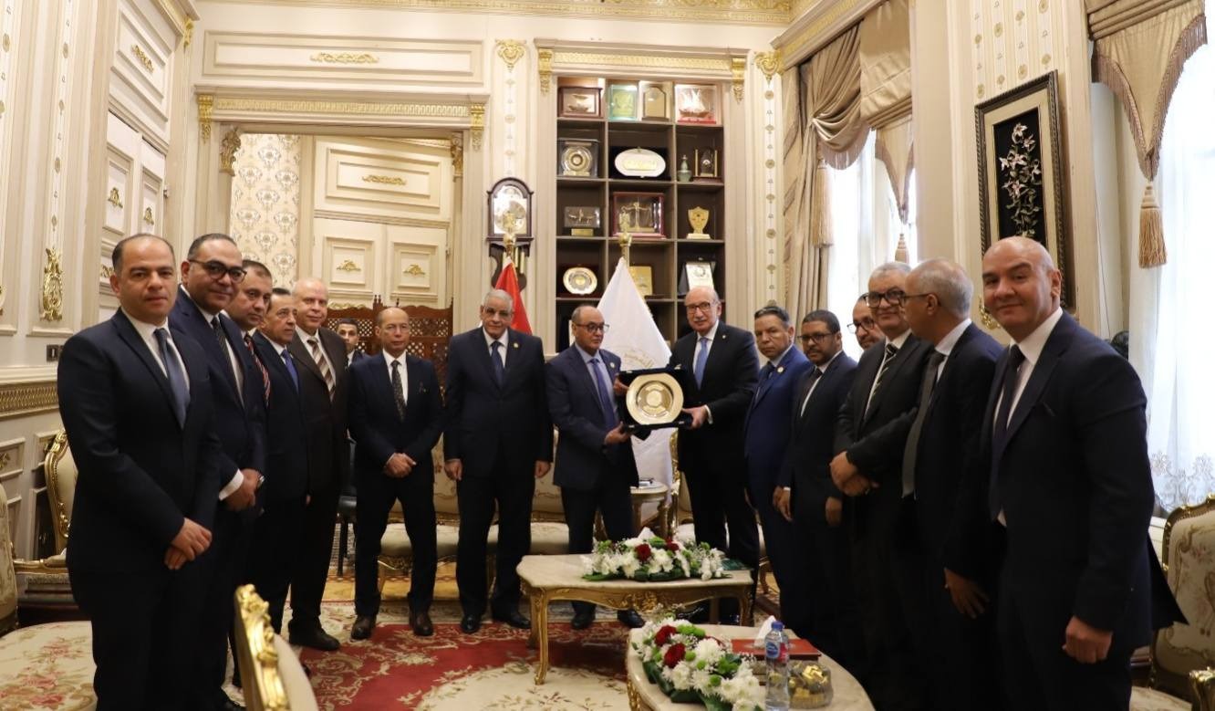 رئيس محكمة النقض رئيس مجلس القضاء الأعلى يستقبل رئيس المحكمة العليا بالجمهورية الإسلامية الموريتانية