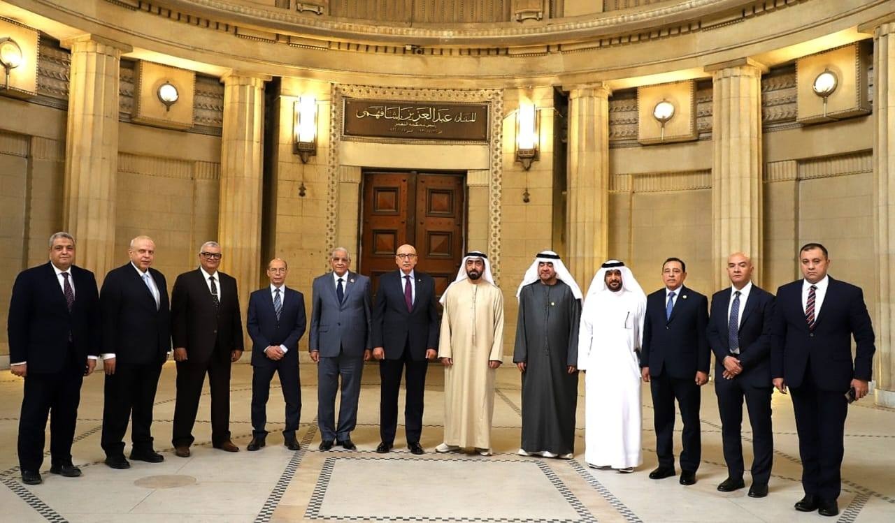 رئيس محكمة النقض رئيس مجلس القضاء الأعلى يستقبل رئيس المحكمة الاتحادية العليا بدولة الإمارات العربية المتحدة