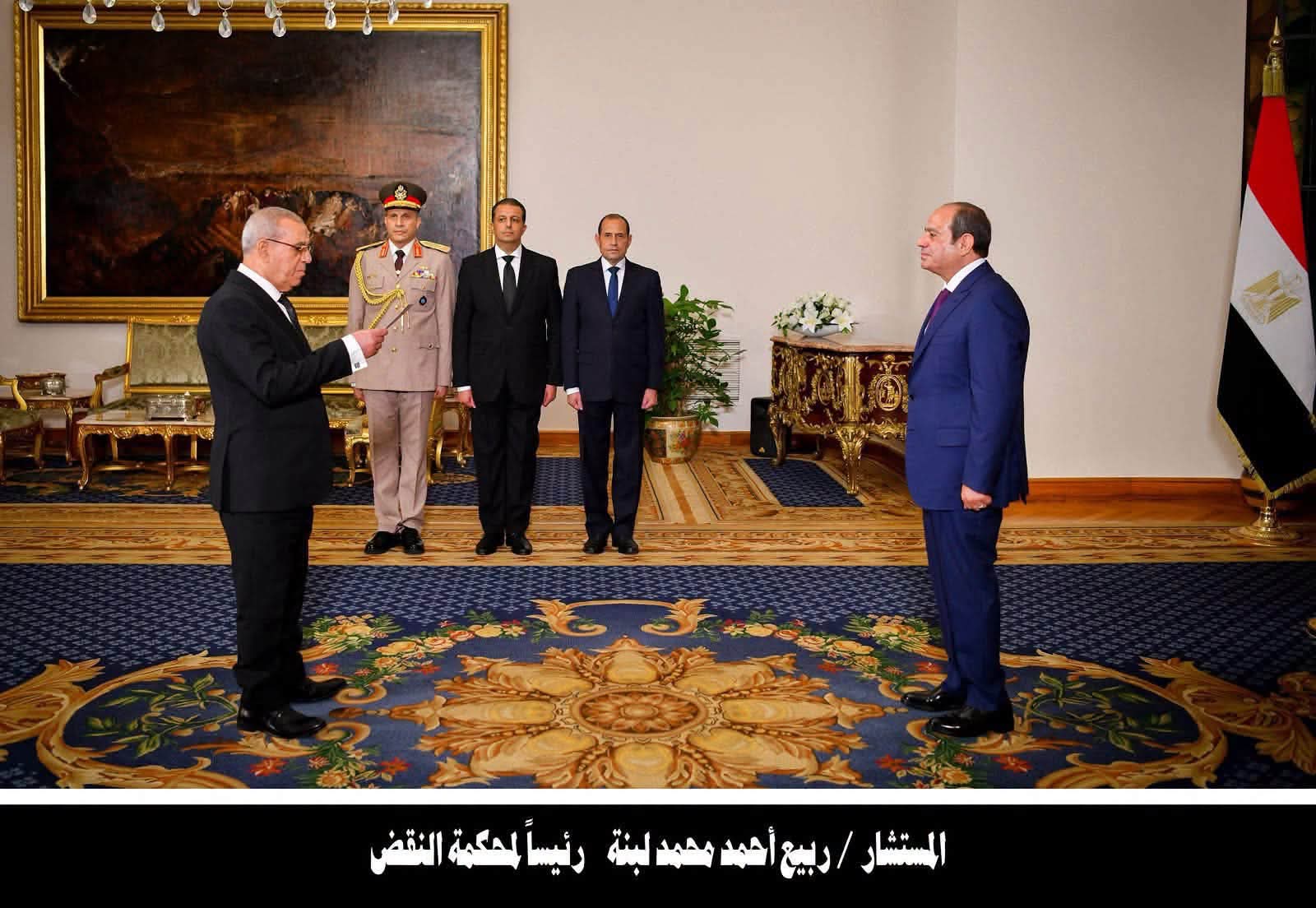السيرة الذاتية  لسعادة القاضي الجليل /ربيع احمد محمد لبنه  رئيس محكمة النقض (رئيس مجلس القضاء الأعلى)