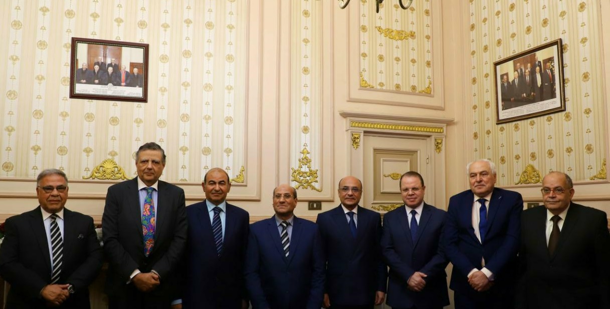 مجلس القضاء الأعلى يستقبل وزير العدل بدار القضاء العالي